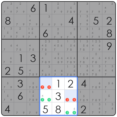 x wing sudoku technique